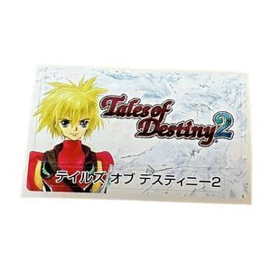 Sony PlayStation 2 PS2 Tales Of Destiny 2 Vintage VTG Memory Card‎ Sticker